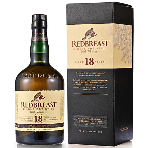 Redbreast 18 Year Old Single Pot Still Irish Whiskey