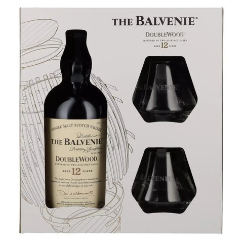 Balvenie 12 Year Old Double Wood Gift Set 2 Glasses image 0