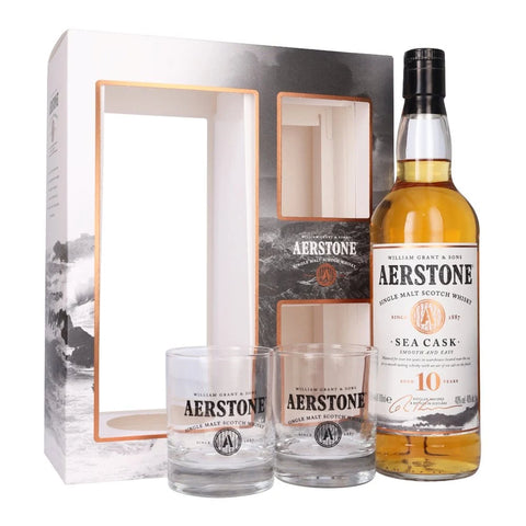 Aerstone 10Y Sea Cask - Gift Pack with Glasses
