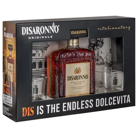 Disaronno Gift Pack with 2 Glasses 