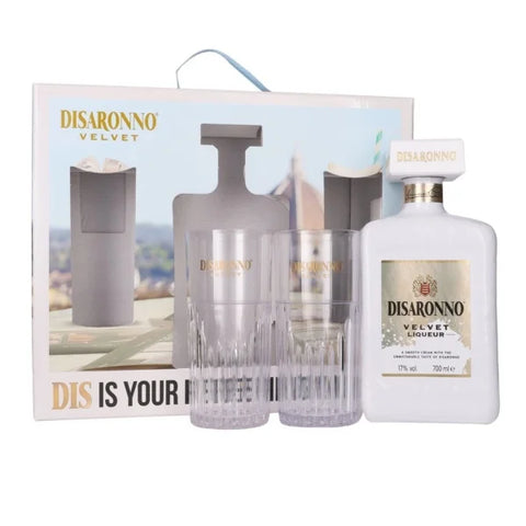 Disaronno Velvet Gift Pack with 2 Glasses