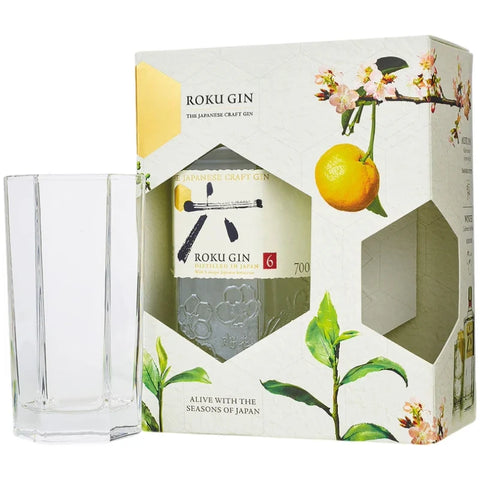 Suntory Roku Gin - Glass Gift Pack